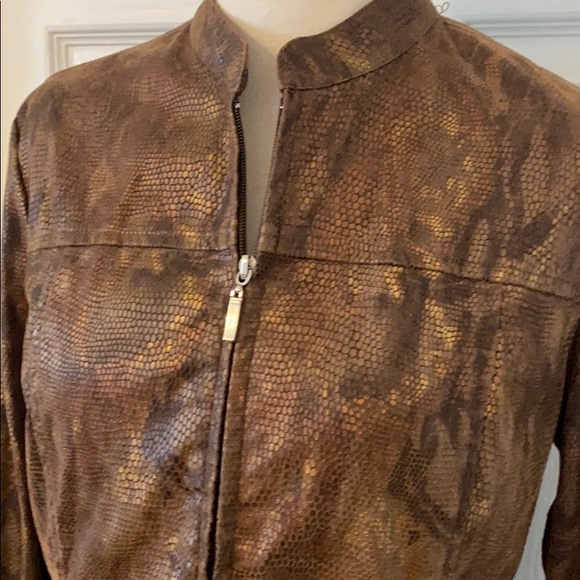 “Birch Hill” Faux Snakeskin Jacket - Picture 2 of 7